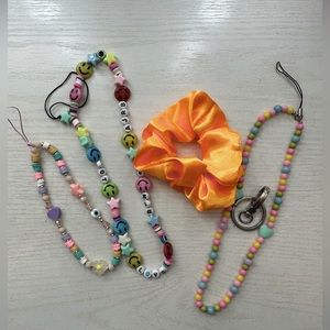 Set of 3 Cell Phone Chain Holders - NWOT